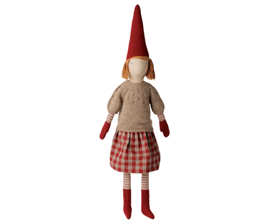 PIXY NISSE STR. 5 - PIGE - STRIKKET BLUSE