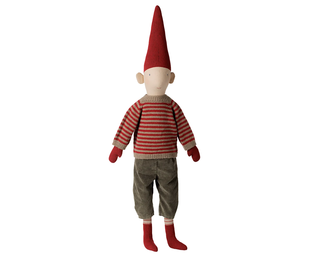 PIXY NISSE STR. 5 - DRENG - STRIKKET SWEATER
