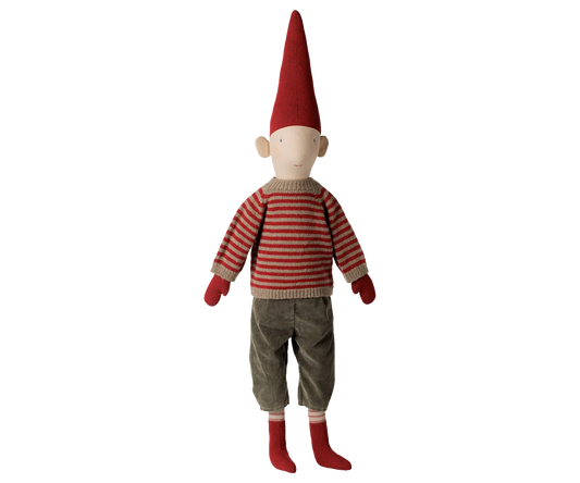 PIXY NISSE STR. 5 - DRENG - STRIKKET SWEATER