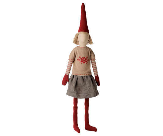 PIXY NISSE STR. 6 - PIGE - STRIKKET BLUSE