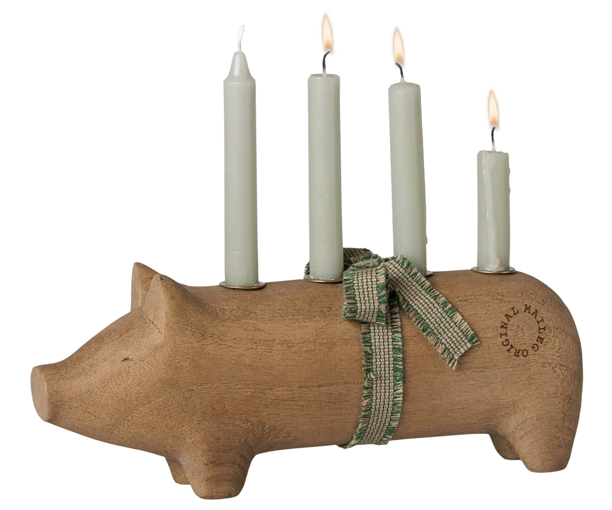 TRÆLYSESTAGE GRIS ADVENT MEDIUM - NATUR