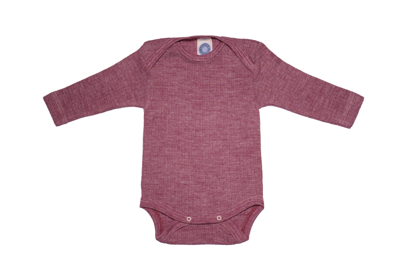 Cosilana Baby Body uld/silke/bomuld, Vinrød