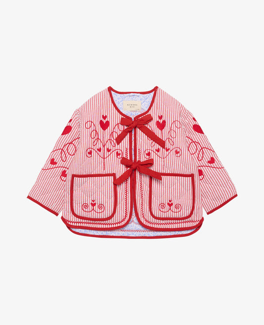 Sissel Edelbo Penny MINI Jacket - Red stripes