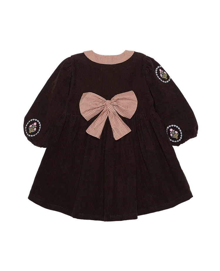 LUNA MINI KJOLE - FUDGE