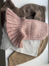Håndstrikket Balaclava, Alpaka/silk Mohair str. 2 år