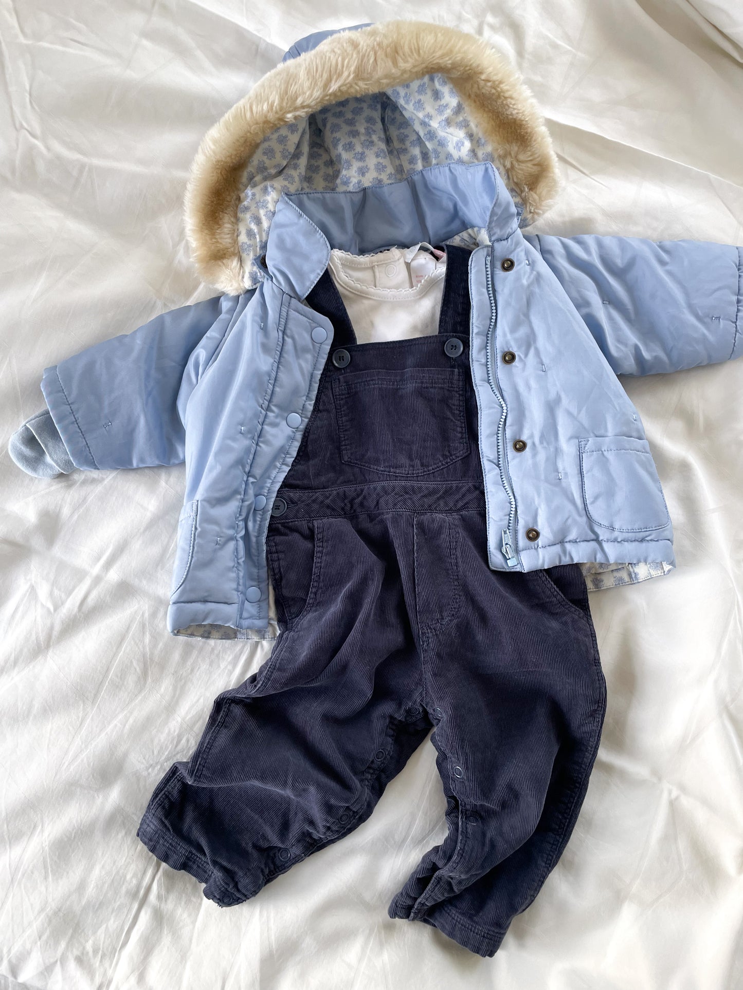 Wheat overalls i babyfløjl str. 12 mdr