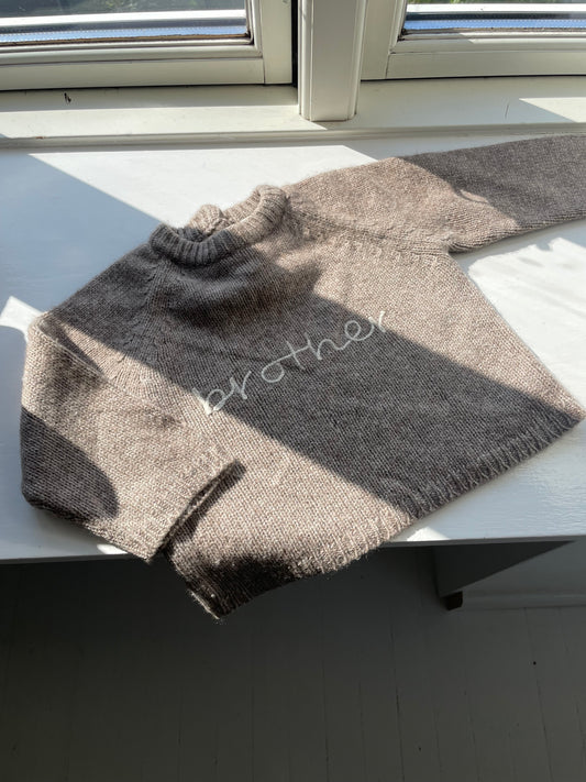 Lalaby Brother Sweater med Kashmir - Millet 18 mdr