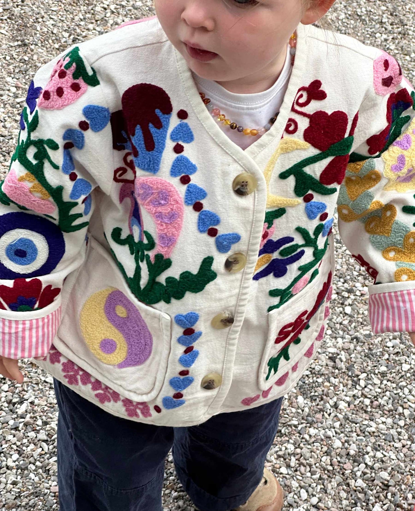 Sissel Edelbo Maggie MINI Jacket - White rose