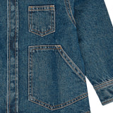 Copenhagen Colors Organic Jeans Jacket - Indigo Blue Washed