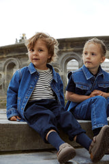 Copenhagen Colors Organic Jeans Jacket - Indigo Blue Washed