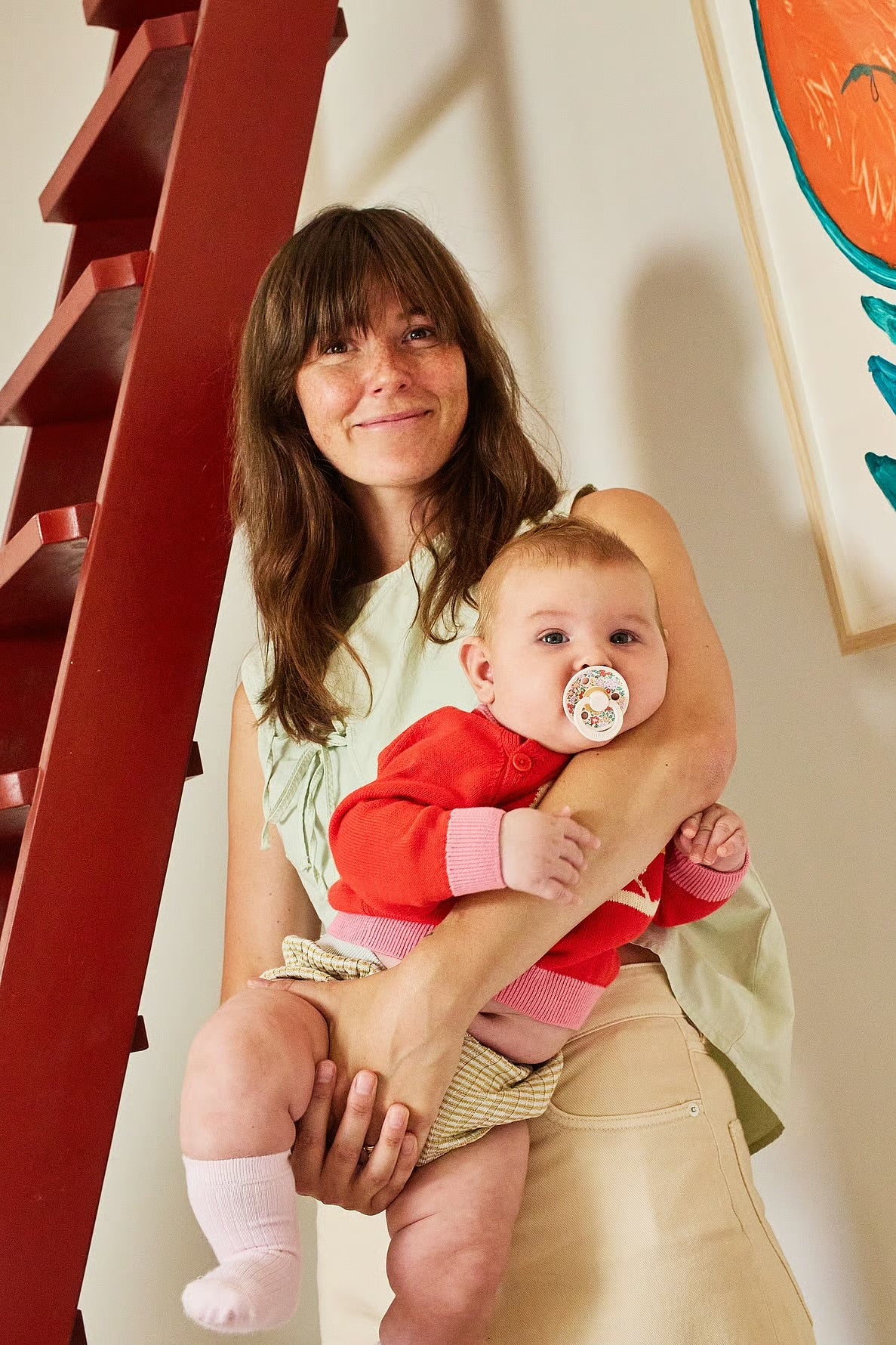 BIBS x Liberty Pacifier Colour 2-pak Oscar Meadow Latex Size 2 - Petal Mix