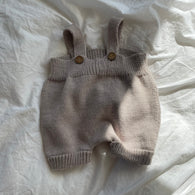 Håndstrikkede seleshorts, Merino str. 6 mdr