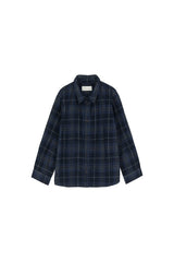 Skall Musling Charlie shirt - Dark navy check