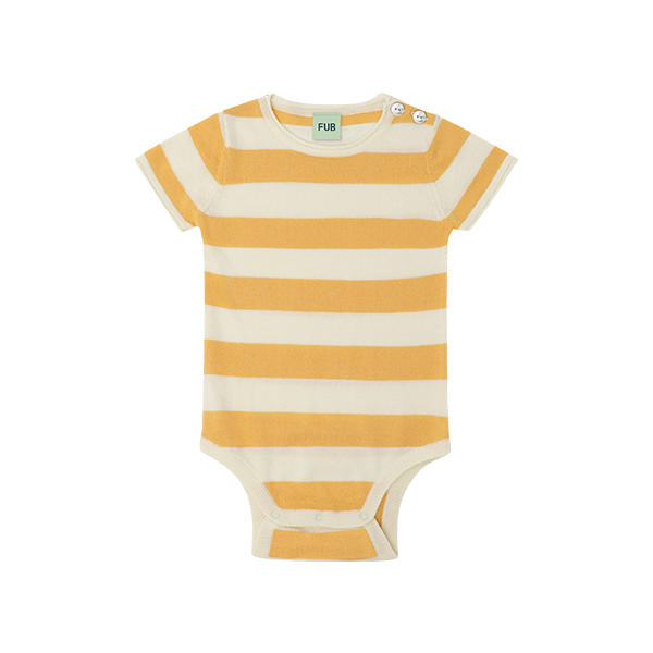 FUB Kortærmet bodystocking - Butter