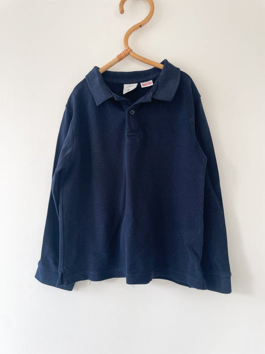 Zara mørkeblå Polo str. 6 år