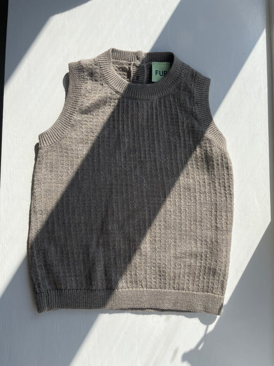 FUB baby vest i Merino 86