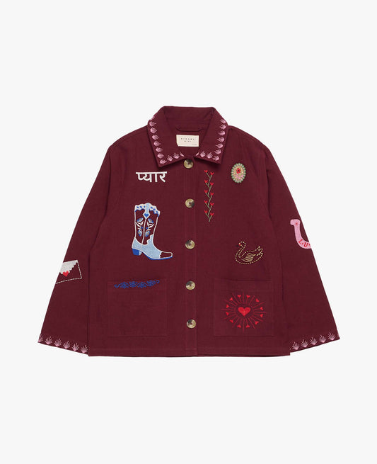 Sissel Edelbo My MINI Jacket - Burgundy
