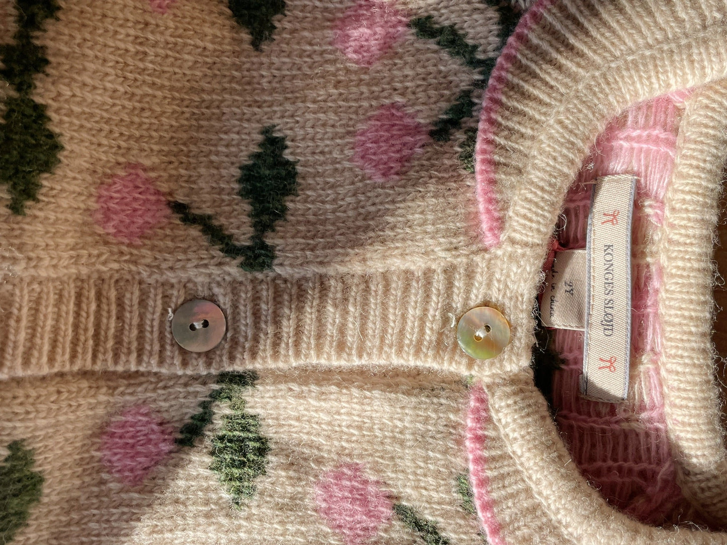 Konges Sløjd Belou Knit Cardigan - Cherry