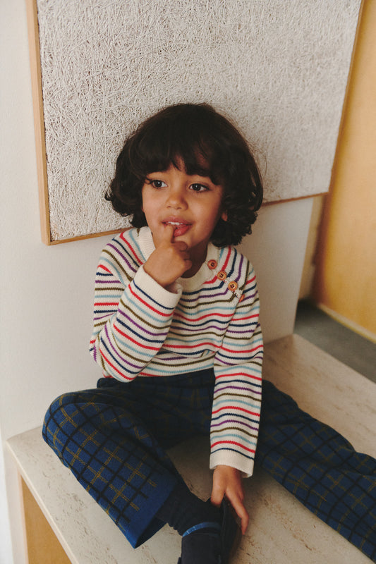 SWEATER MERINO - ANNIVERSARY STRIPE