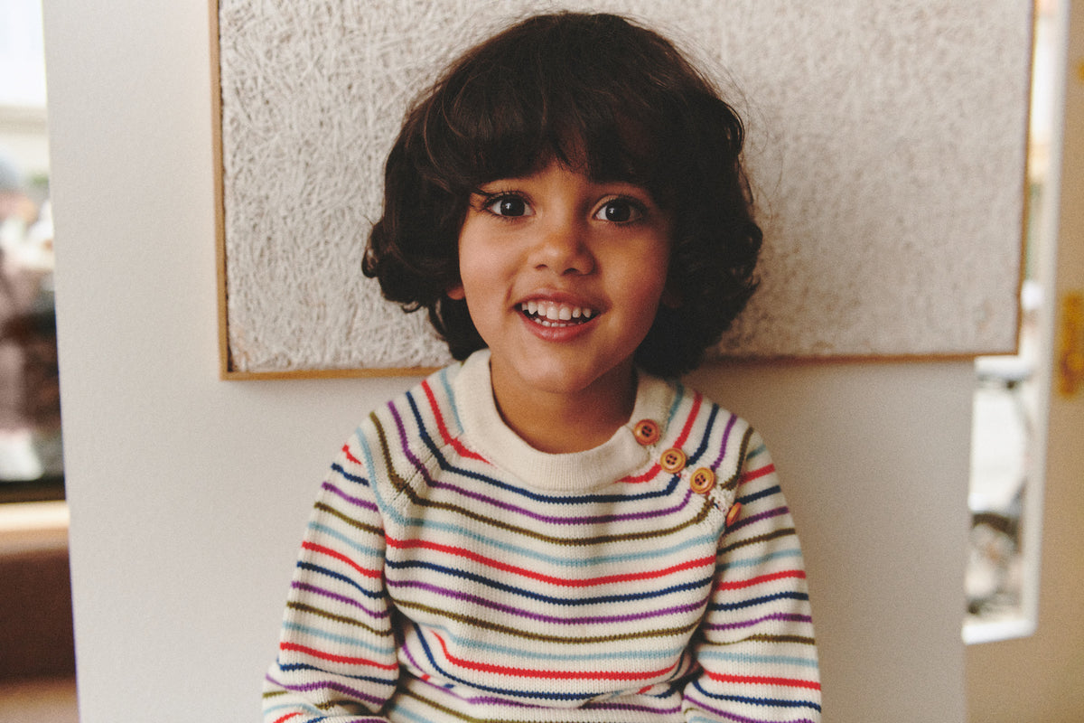 SWEATER MERINO - ANNIVERSARY STRIPE