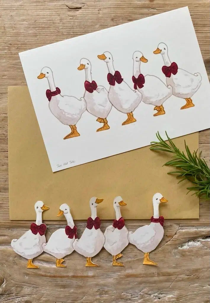 Tall Hat Tales Julegæs til udklip A5