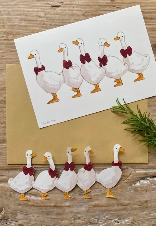 Tall Hat Tales Julegæs til udklip A5