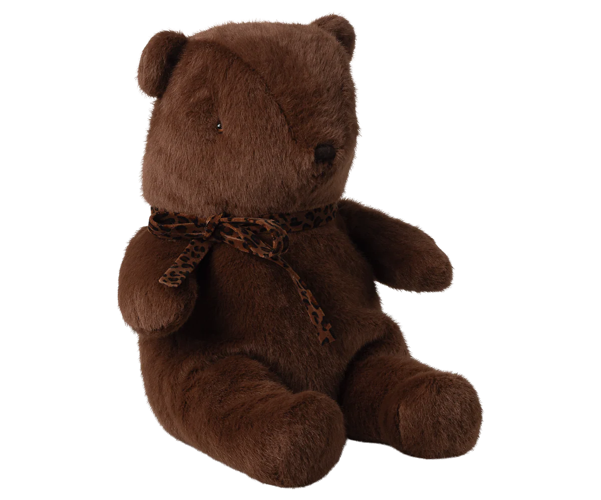 Maileg Bamse i Plys - Medium - Mørk Brun