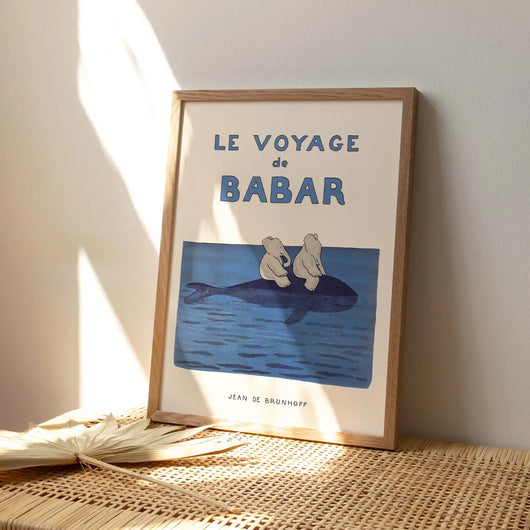 Jean De Brunhoff - Plakat - Le Voyage de Babar