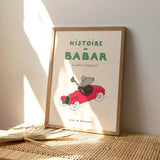 Jean De Brunhoff - Plakat - Histoire de Babar