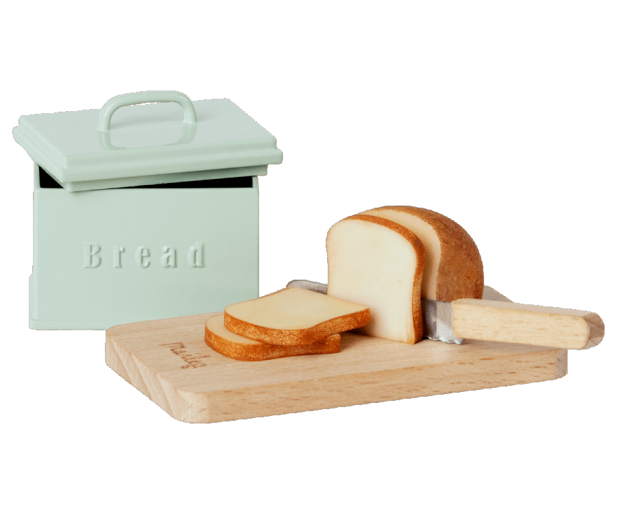 Maileg Miniature Brødboks med tilbehør