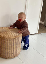Sissel Edelbo Oda MINI Organic Cotton bukser - Ultramarine Blue