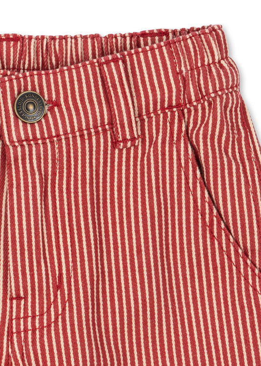 Konges Sløjd Luc Pants - Milk Rouge Stripe