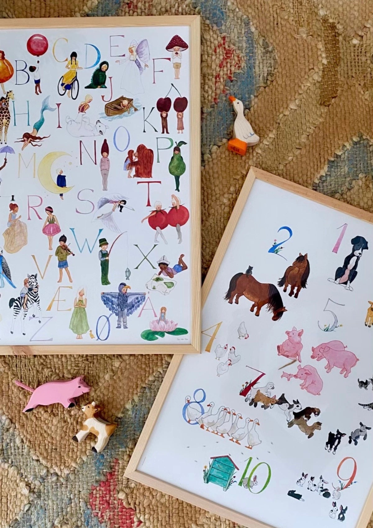 Tall Hat Tales Bogstav Plakat A3