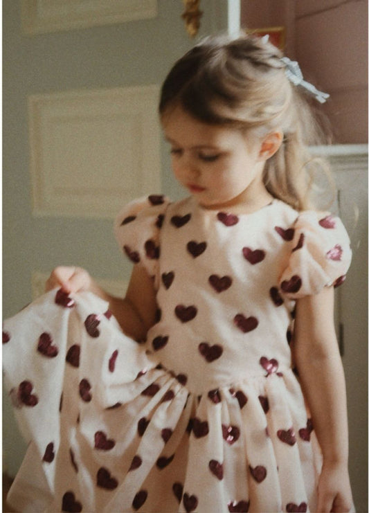 Konges Sløjd Heartlily Dress - Amour Plum
