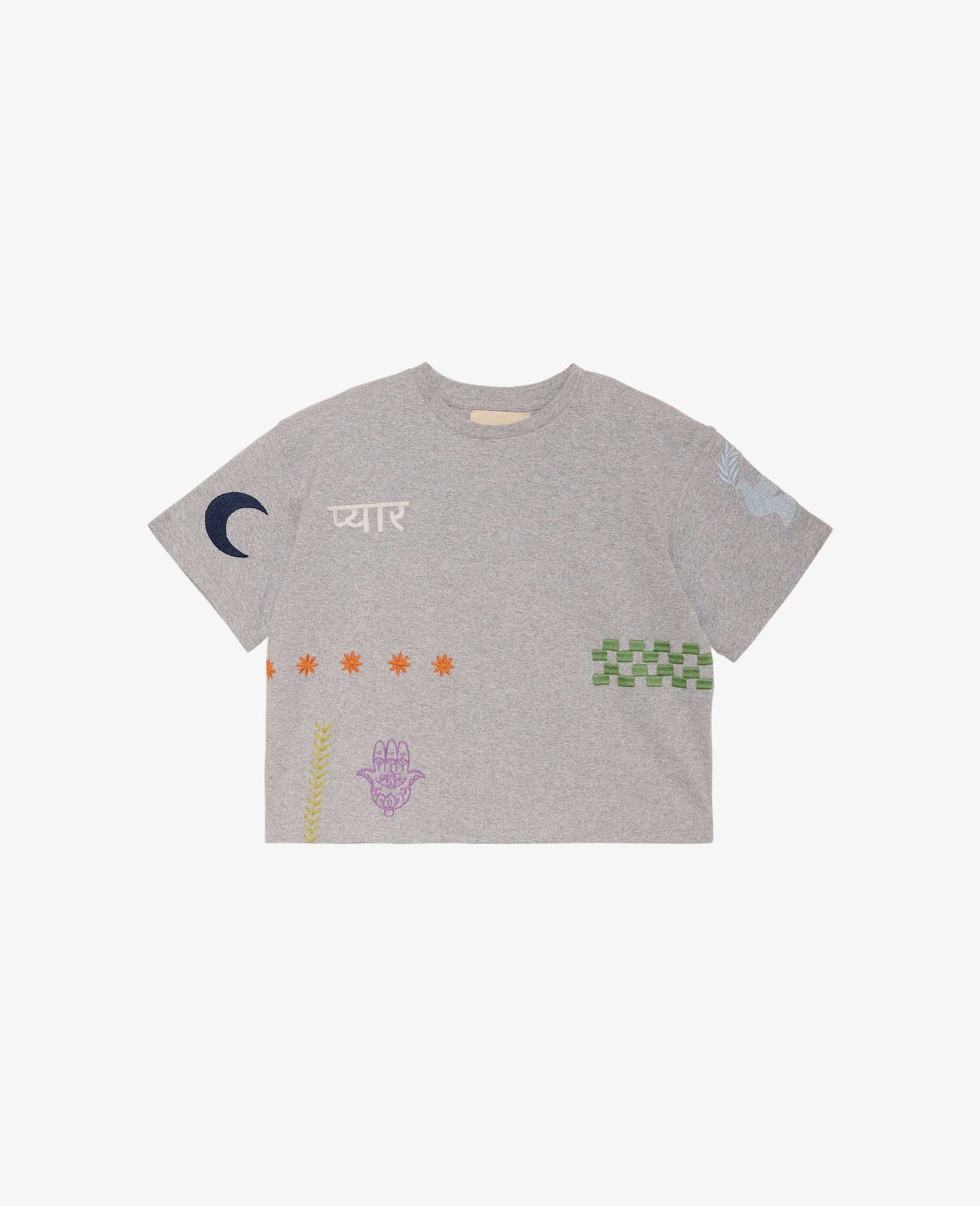 Sissel Edelbo Billie MINI T-shirt - Grey Melange