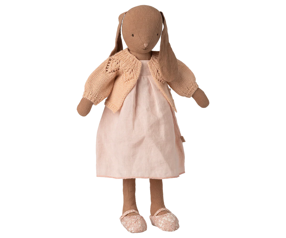 Maileg Strikket cardigan til kanin str. 3 - Rosa