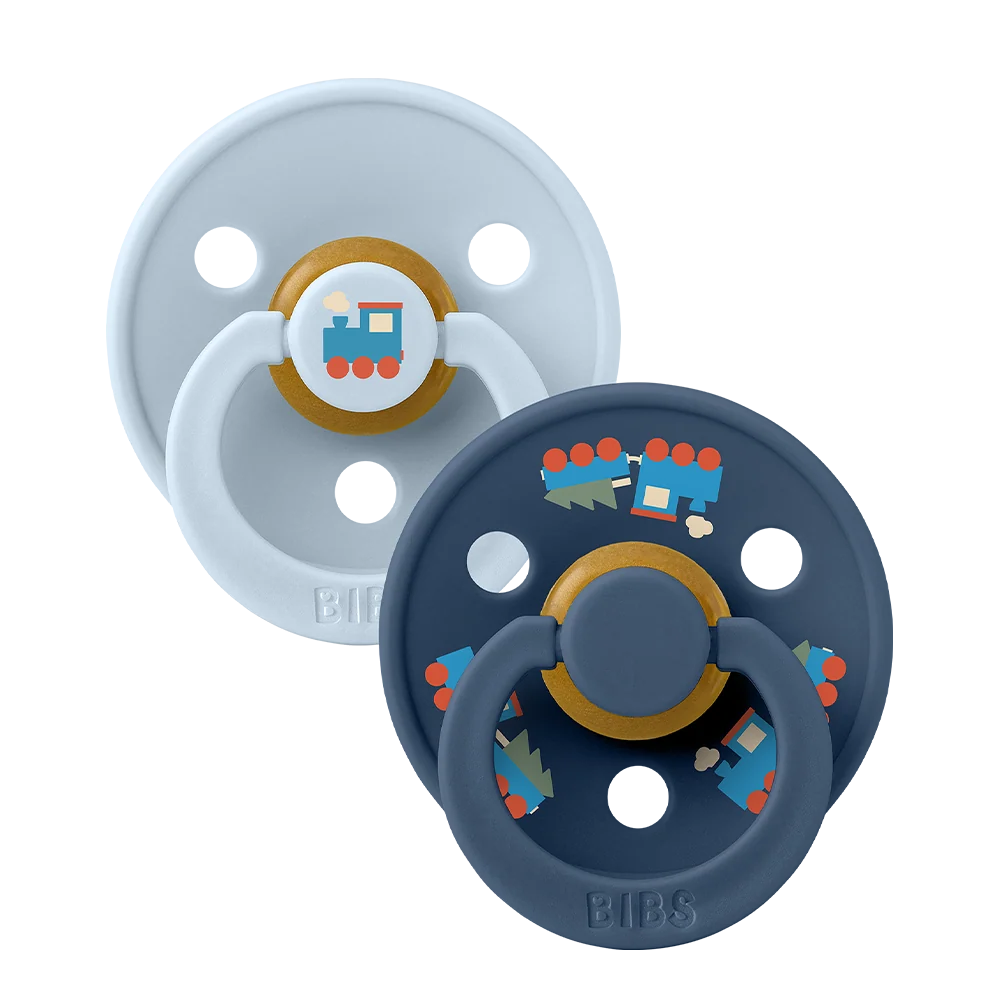 Farve Holiday Train Sut 2-Pak - Baby Blue/Steel Blue