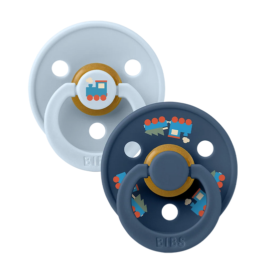 Farve Holiday Train Sut 2-Pak - Baby Blue/Steel Blue