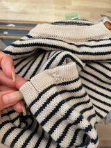FUB stribet sweater, uld str. 3-4 år