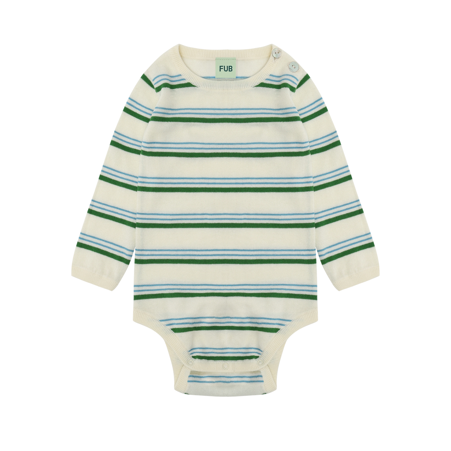 FUB Baby bodystocking - Ecru/Pine