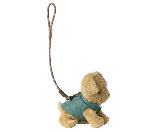 Maileg Halsbånd og snor til kæledyr - Mørk mint