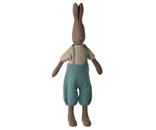 Maileg Kanin med overalls - Brun str. 3