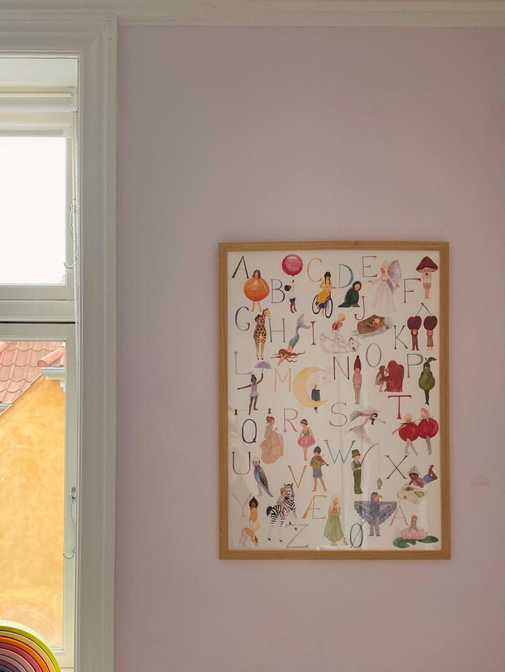 Tall Hat Tales Bogstav Plakat A3