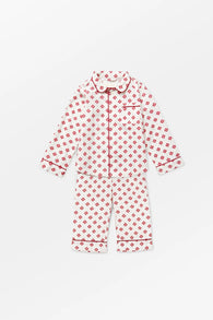 Skall Musling pyjamas, Ellie/White/Red