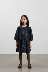Skall Musling Saga dress - Alistair print/Midnight