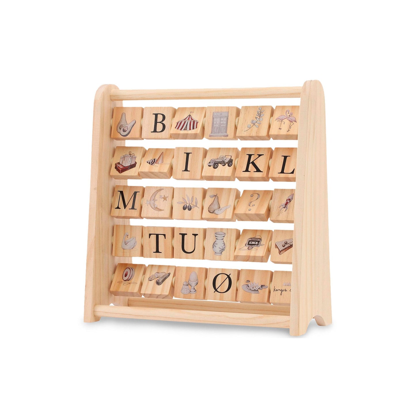 Konges Sløjd Wooden Block Frame Trælegetøj