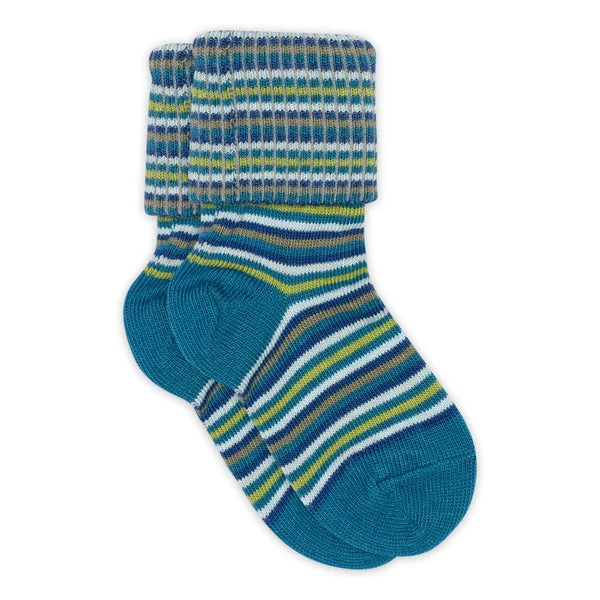 MP Re-stock strømper i bomuld - True Blue