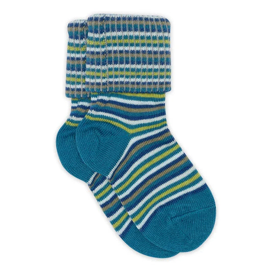 MP Re-stock strømper i bomuld - True Blue