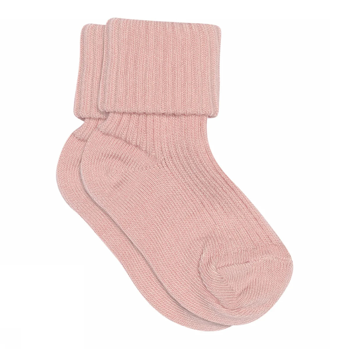 MP babystrømper i bomuld - Silver Pink