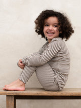 Serendipity leggings, Chestnut/Offwhite